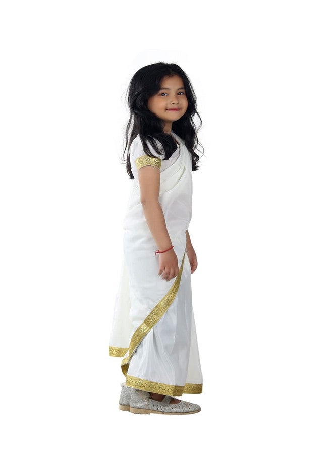BookMyCostume Kerala Indian State Onam Fancy Dress Costume for Girls and Females 8-10 years - Image 2